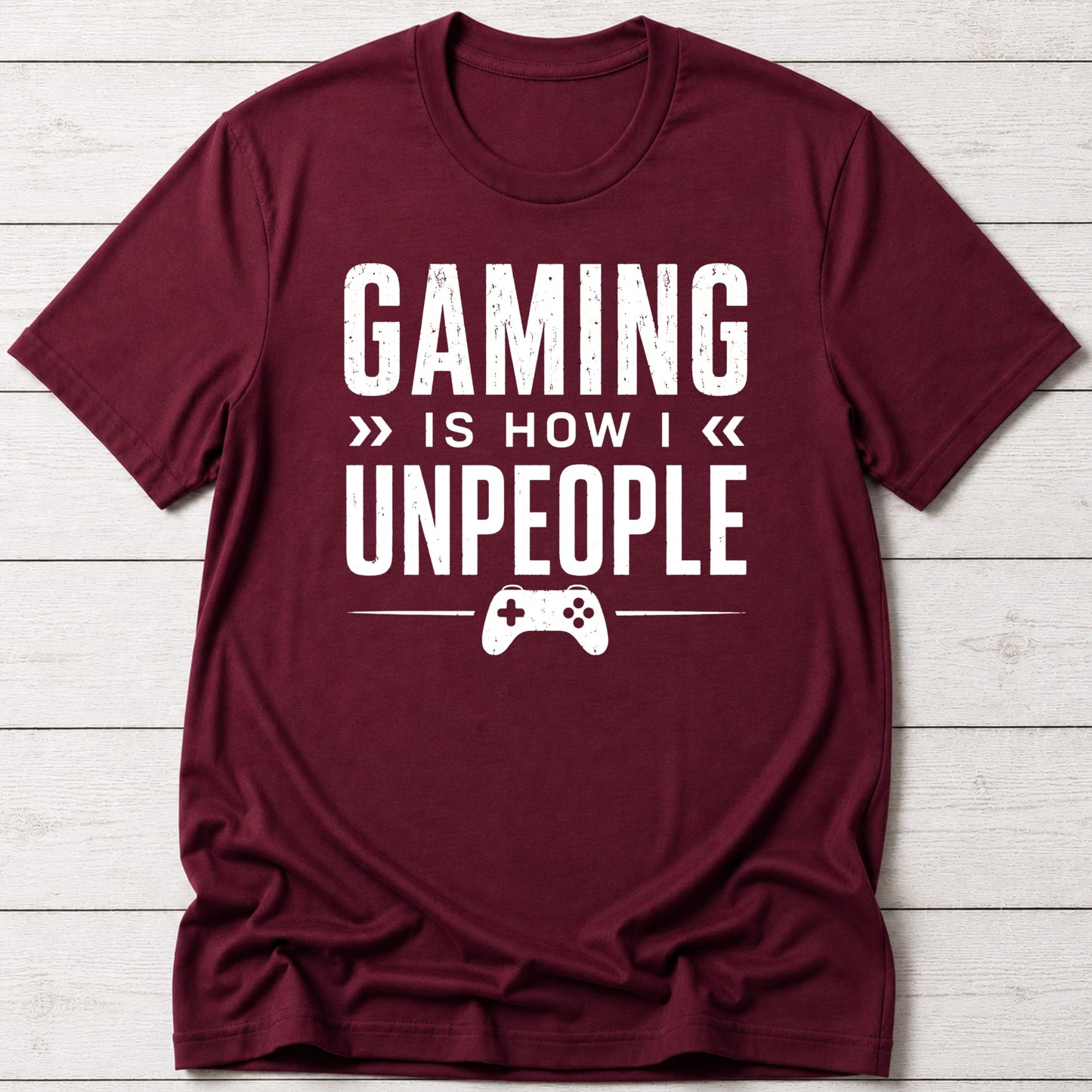T-Shirt Maroon / S How I Unpeople T-shirt