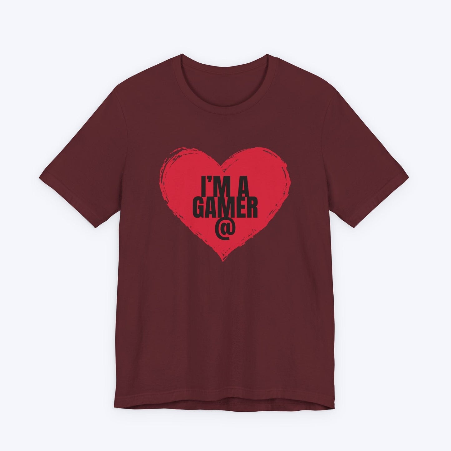 T-Shirt Maroon / S I'm a Gamer at Heart T-shirt