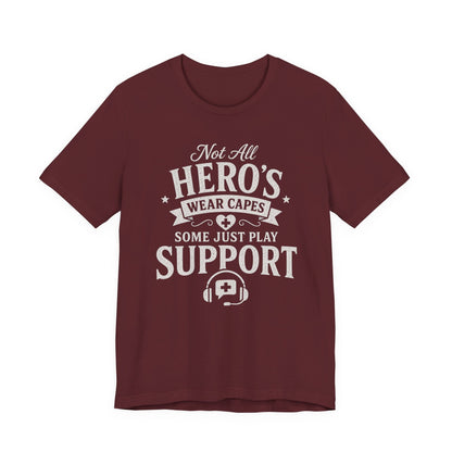 T-Shirt Maroon / S I Play Support T-shirt