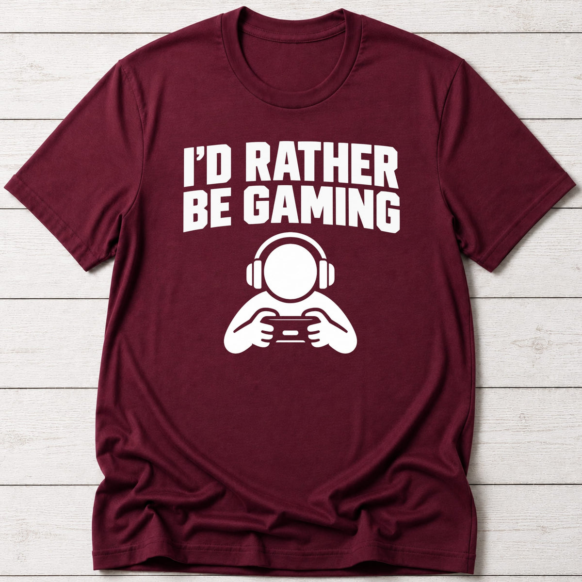 T-Shirt Maroon / S I Prefer Gaming T-shirt
