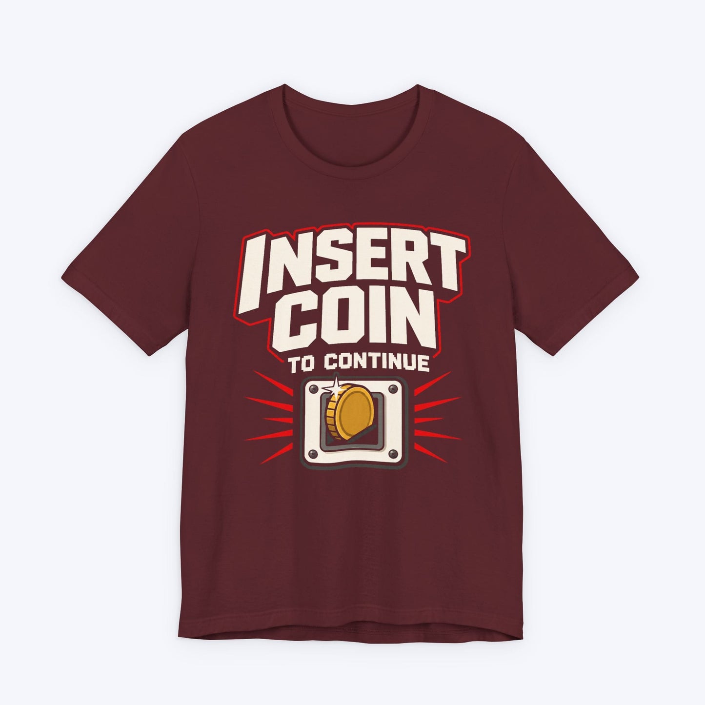 T-Shirt Maroon / S Insert Coin T-shirt