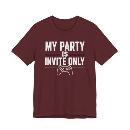 T-Shirt Maroon / S Invite Only T-shirt