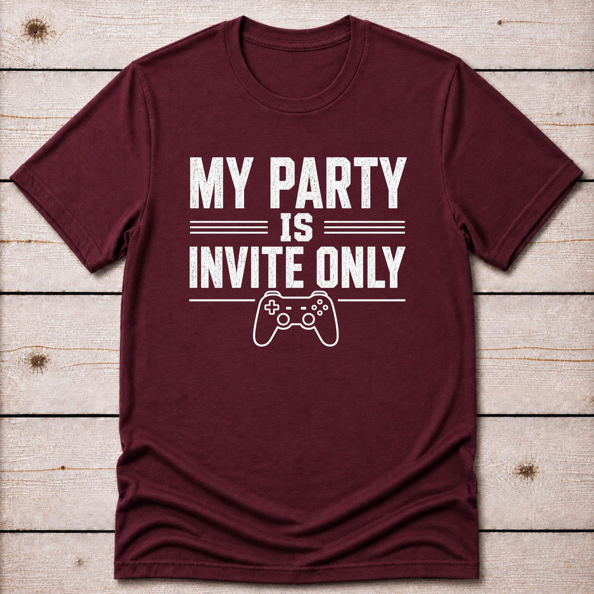 T-Shirt Maroon / S Invite Only T-shirt