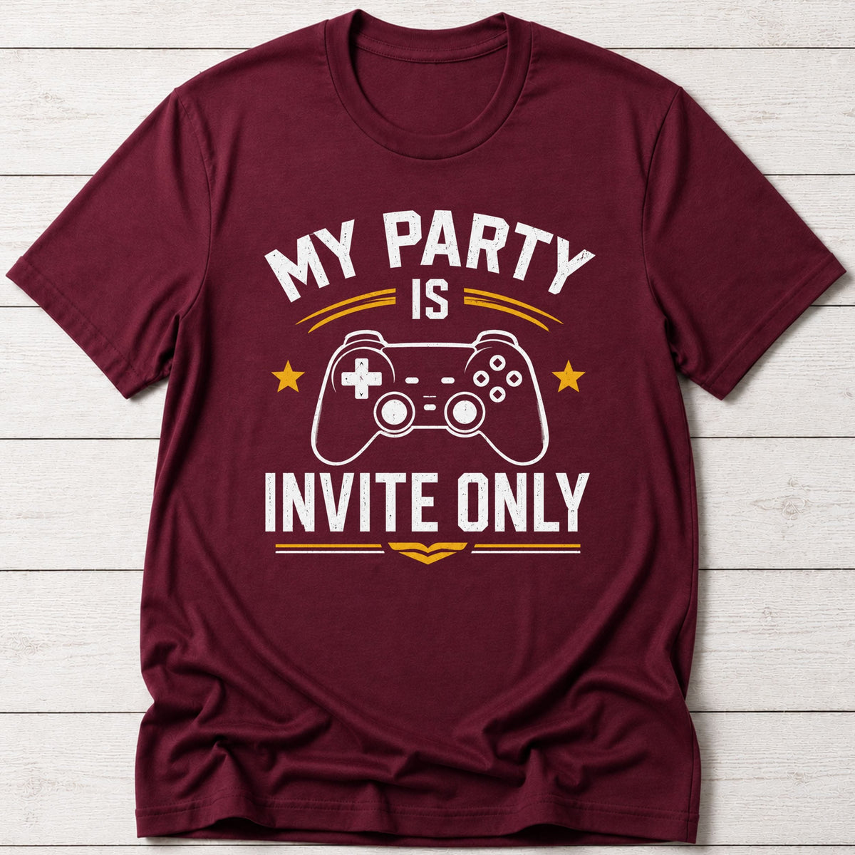 T-Shirt Maroon / S Invite Required T-shirt