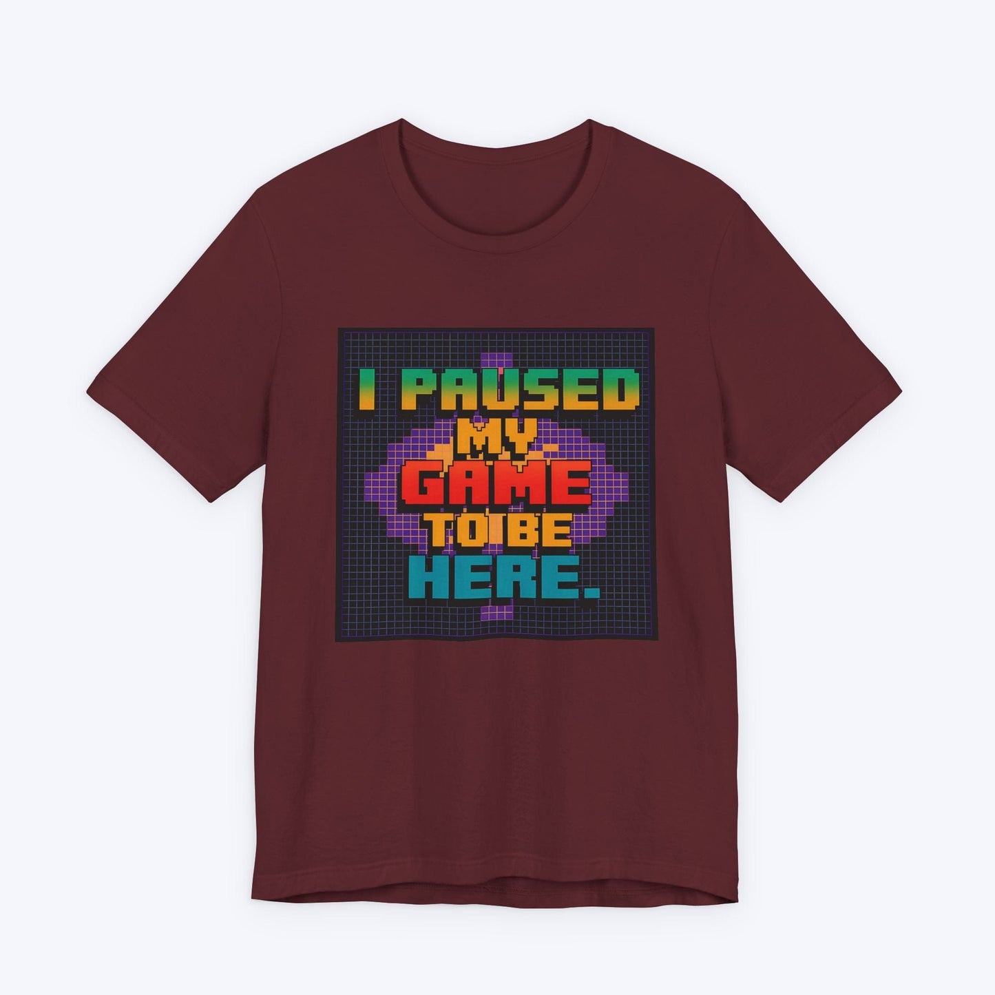 T-Shirt Maroon / S IRL Save File Active T-shirt