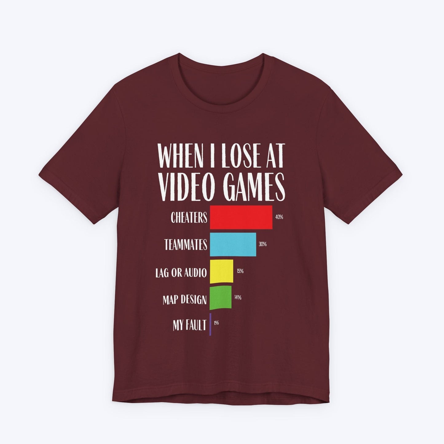 T-Shirt Maroon / S It’s a Conspiracy (Gaming) T-shirt