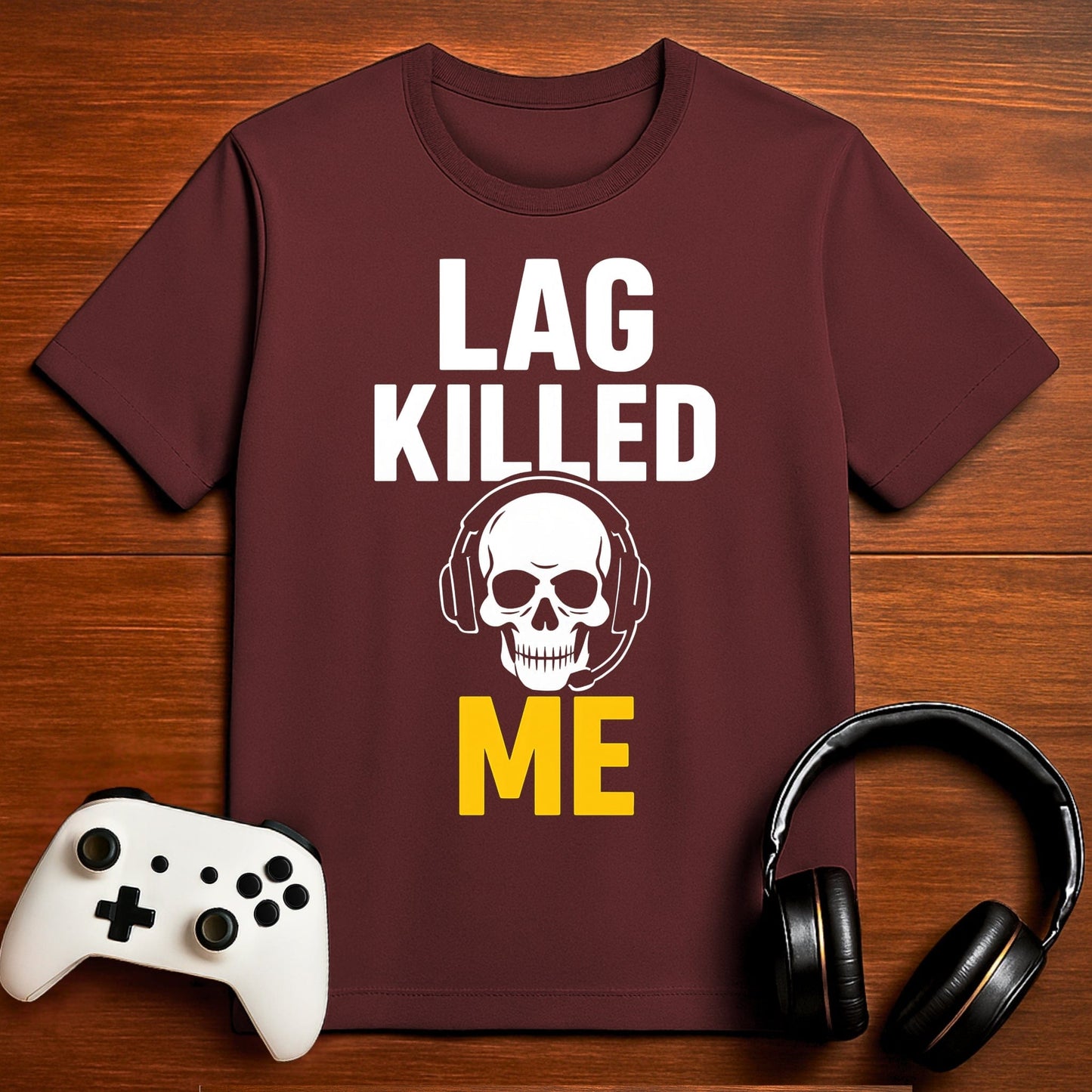 T-Shirt Maroon / S Lag Strikes Again T-shirt