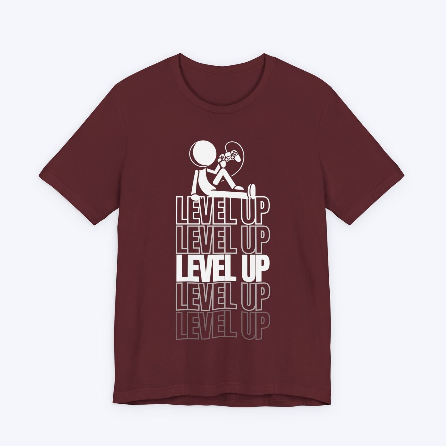 T-Shirt Maroon / S Level Up T-shirt