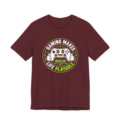 T-Shirt Maroon / S Life Games T-shirt