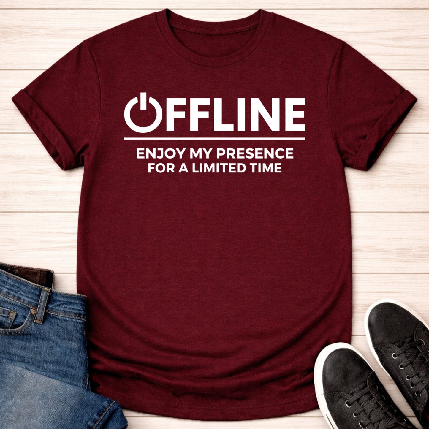 T-Shirt Maroon / S Limited Time T-shirt