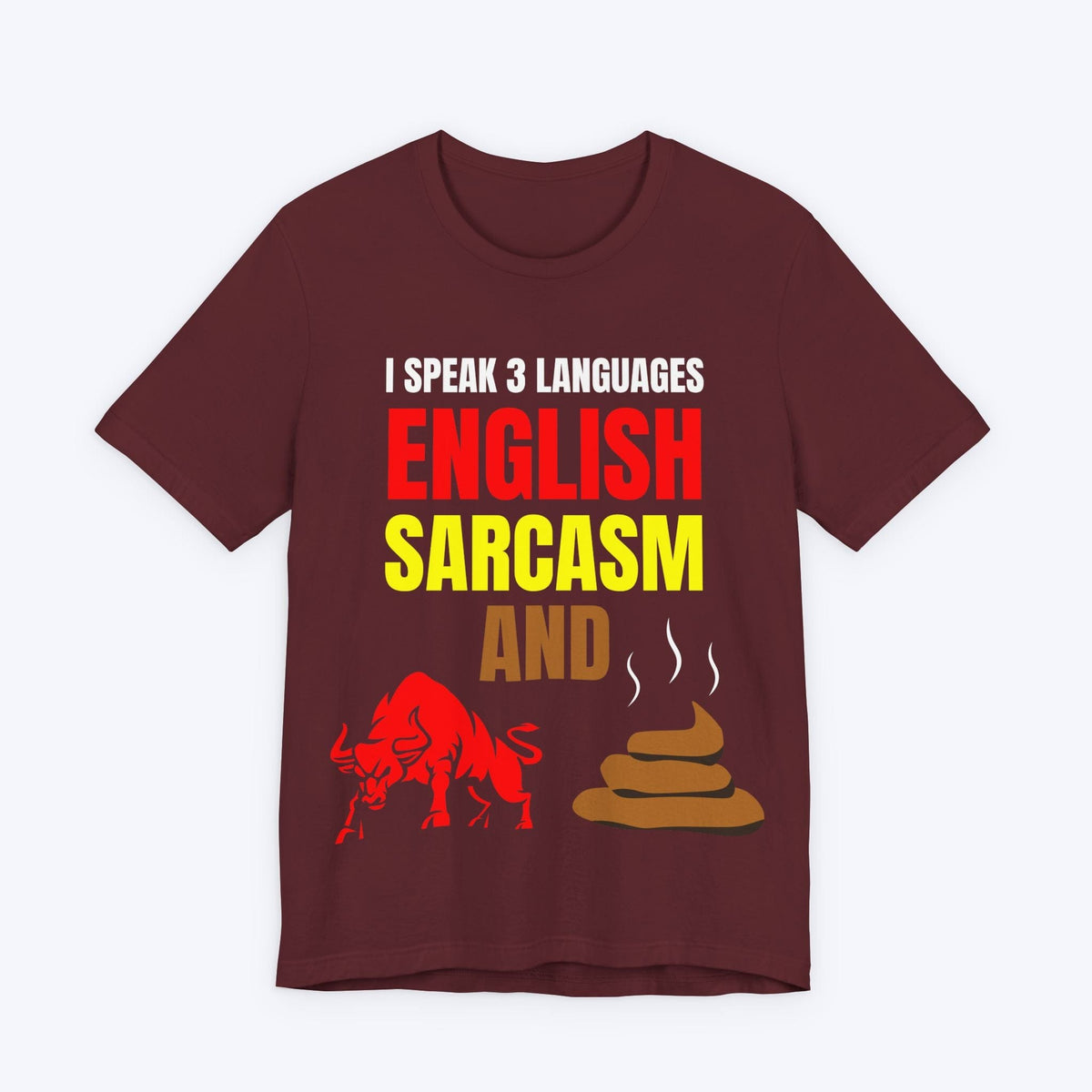 T-Shirt Maroon / S Linguistic Prowess T-shirt