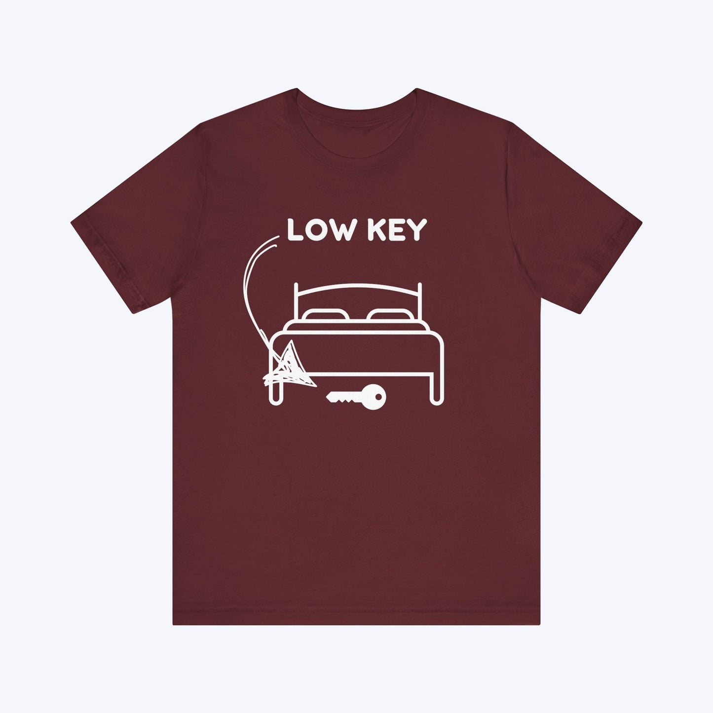 T-Shirt Maroon / S Low Key T-shirt