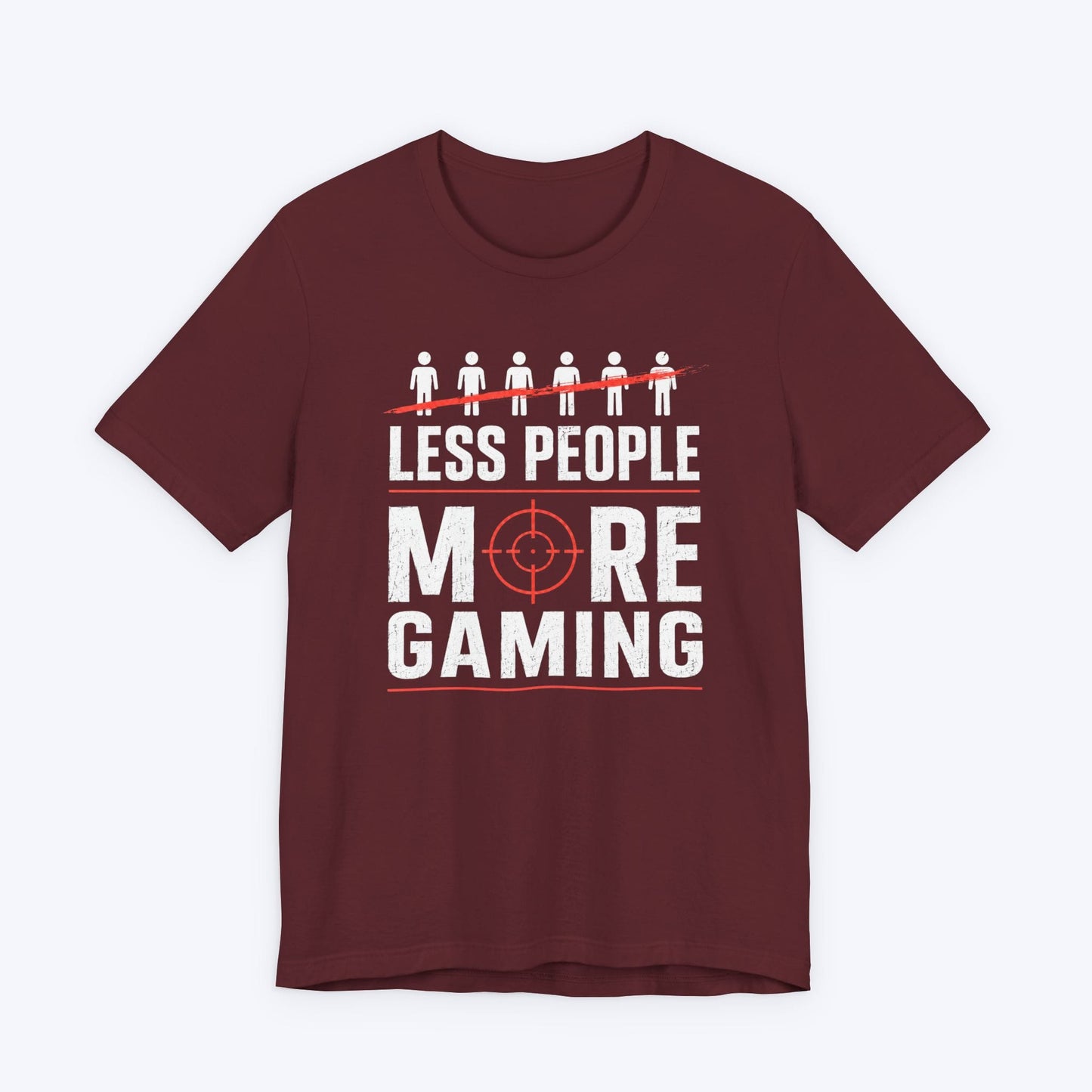 T-Shirt Maroon / S More Gaming T-shirt