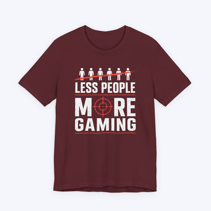 T-Shirt Maroon / S More Gaming T-shirt