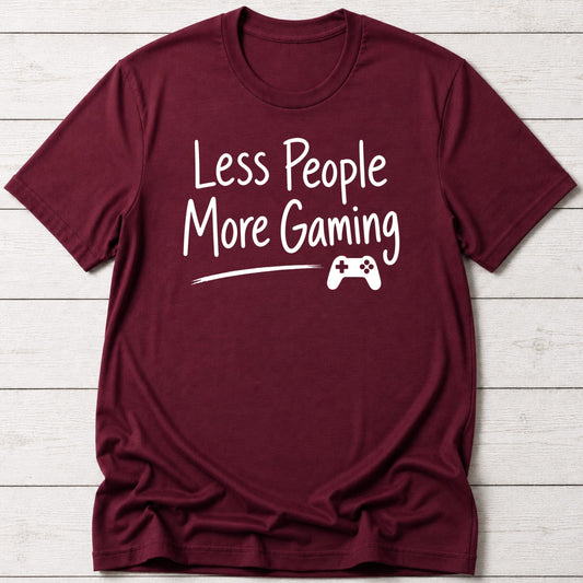 T-Shirt Maroon / S More Gaming T-shirt
