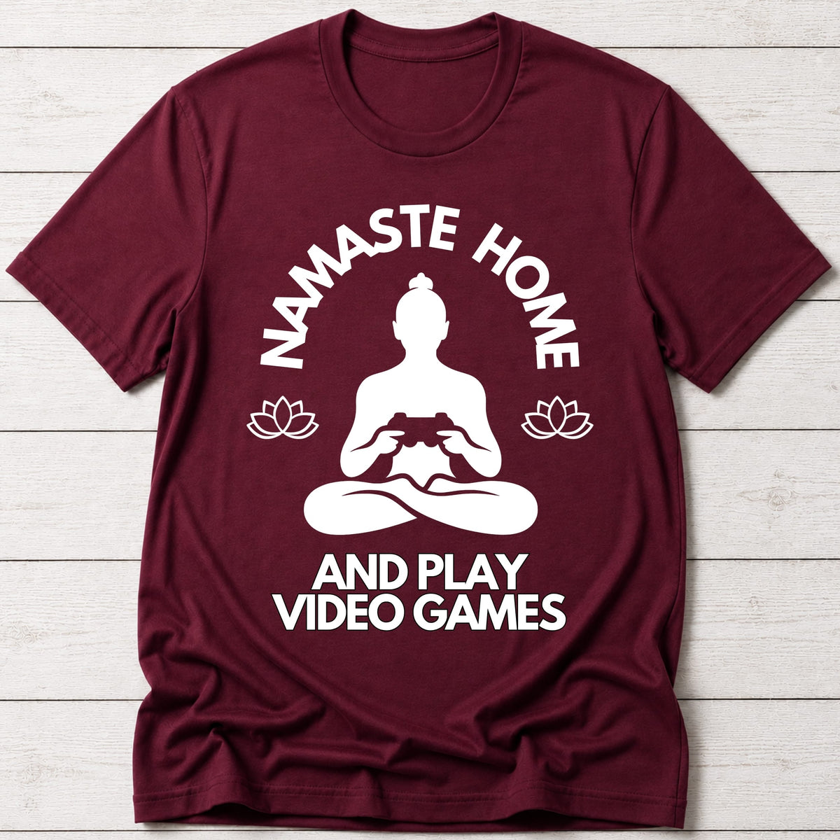 T-Shirt Maroon / S Namaste Home T-shirt
