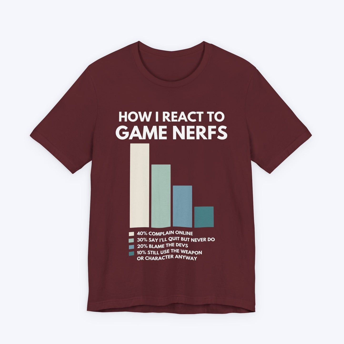 T-Shirt Maroon / S Nerfed and Annoyed T-shirt
