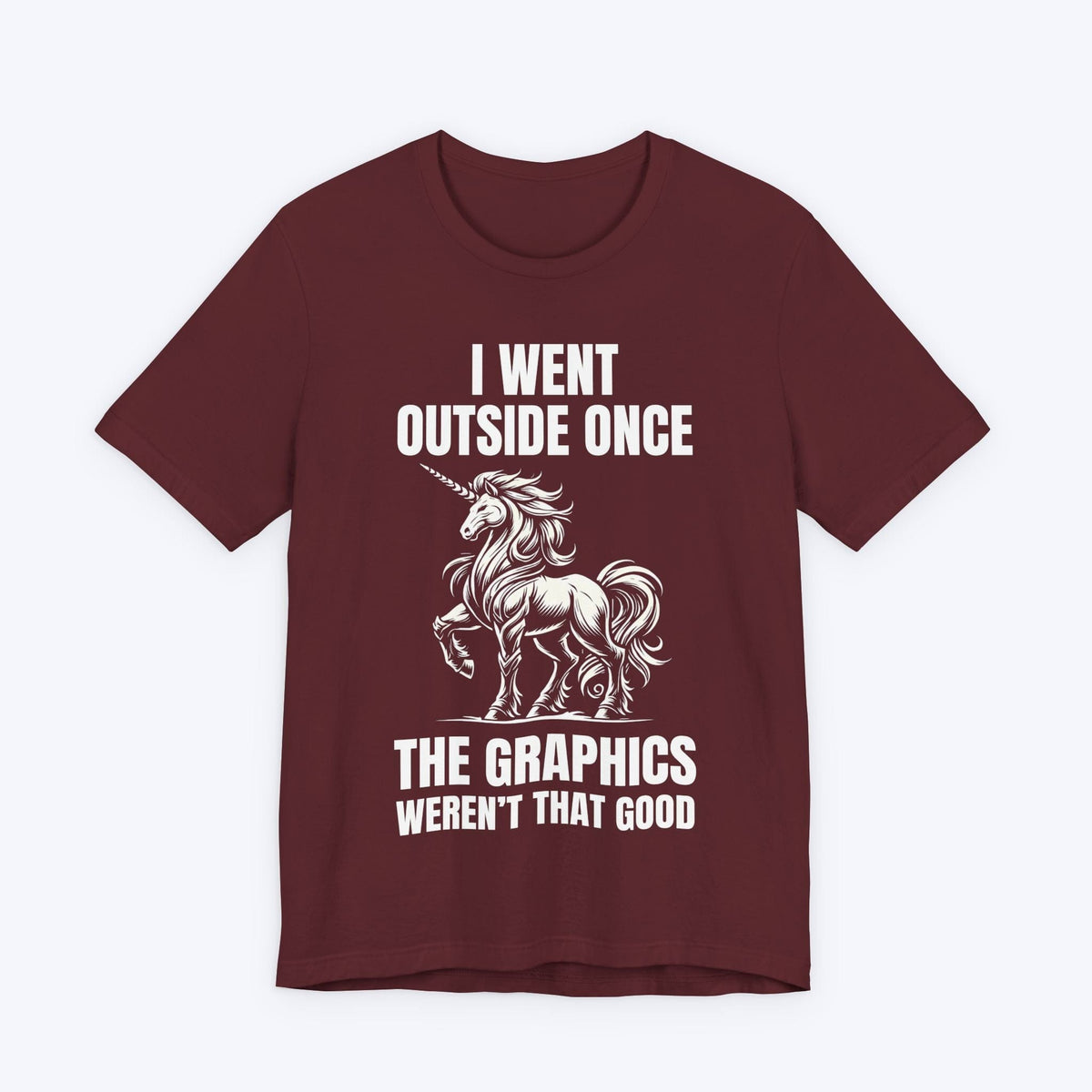 T-Shirt Maroon / S No Rainbow Trails Out There T-shirt
