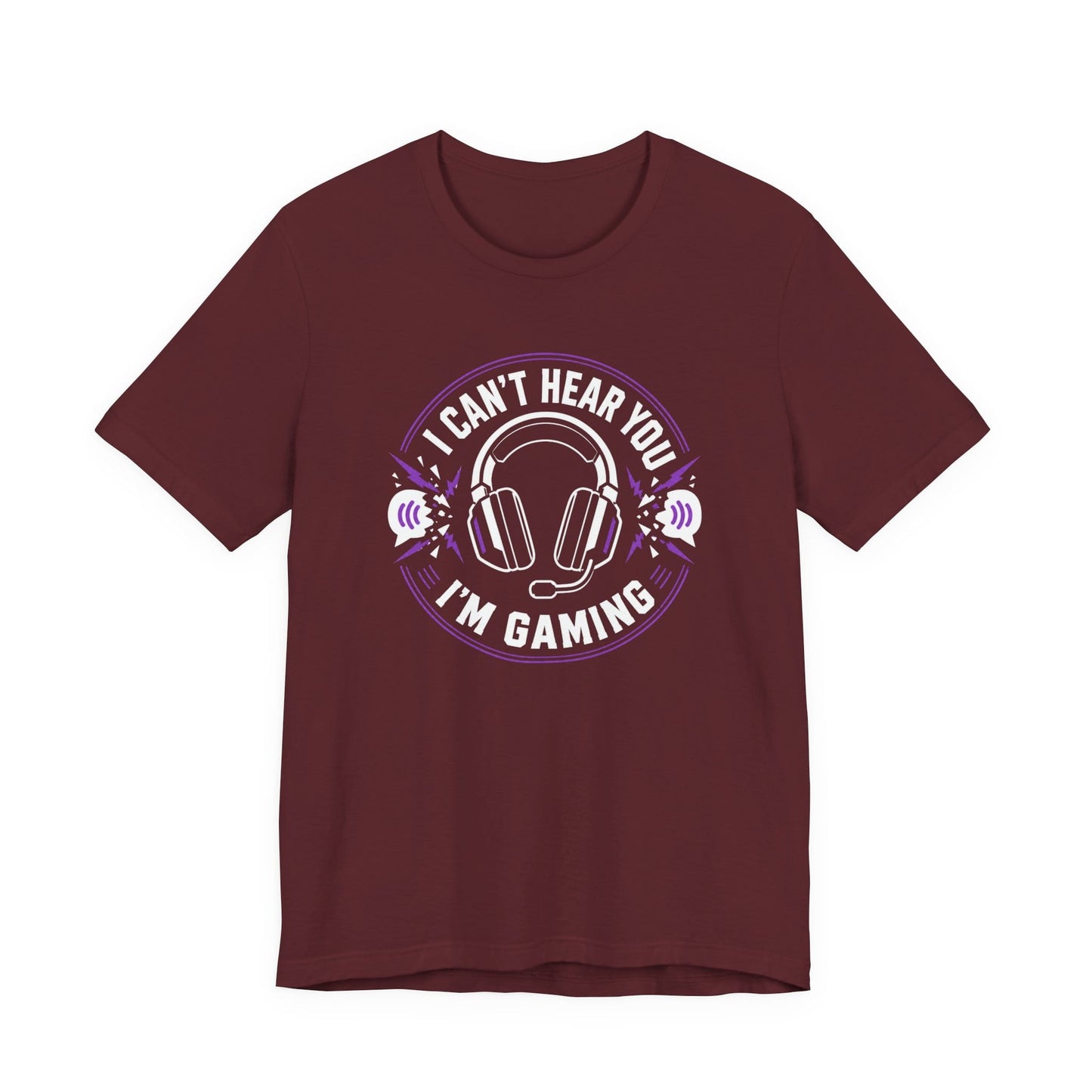 T-Shirt Maroon / S No Sound T-shirt