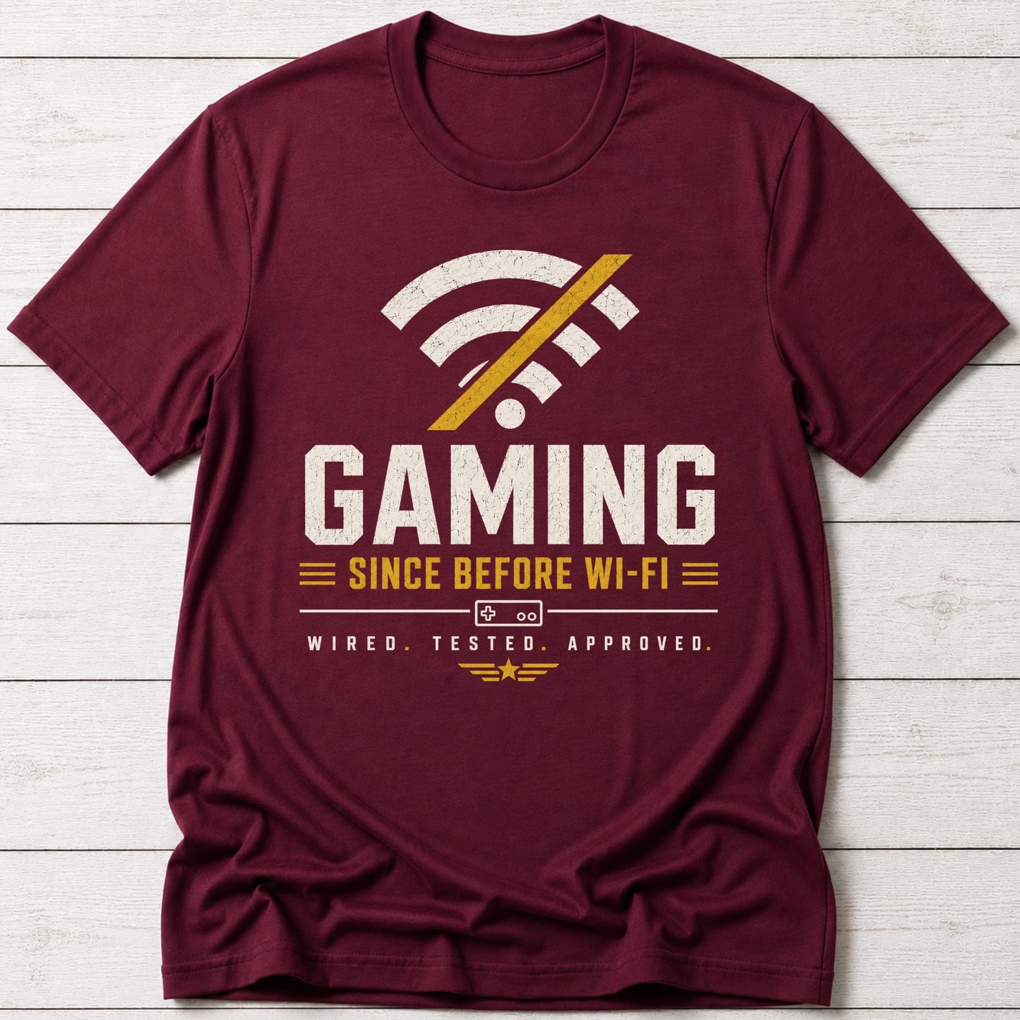 T-Shirt Maroon / S No WiFi T-Shirt