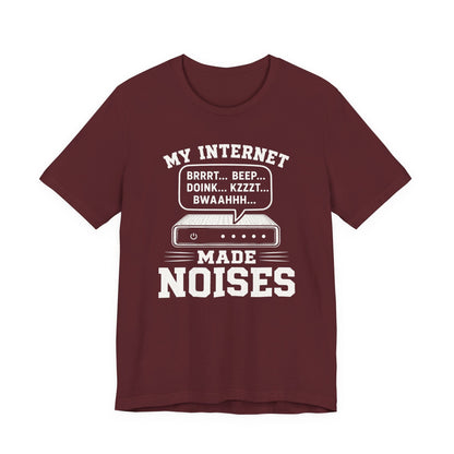 T-Shirt Maroon / S Noisy Internet T-shirt