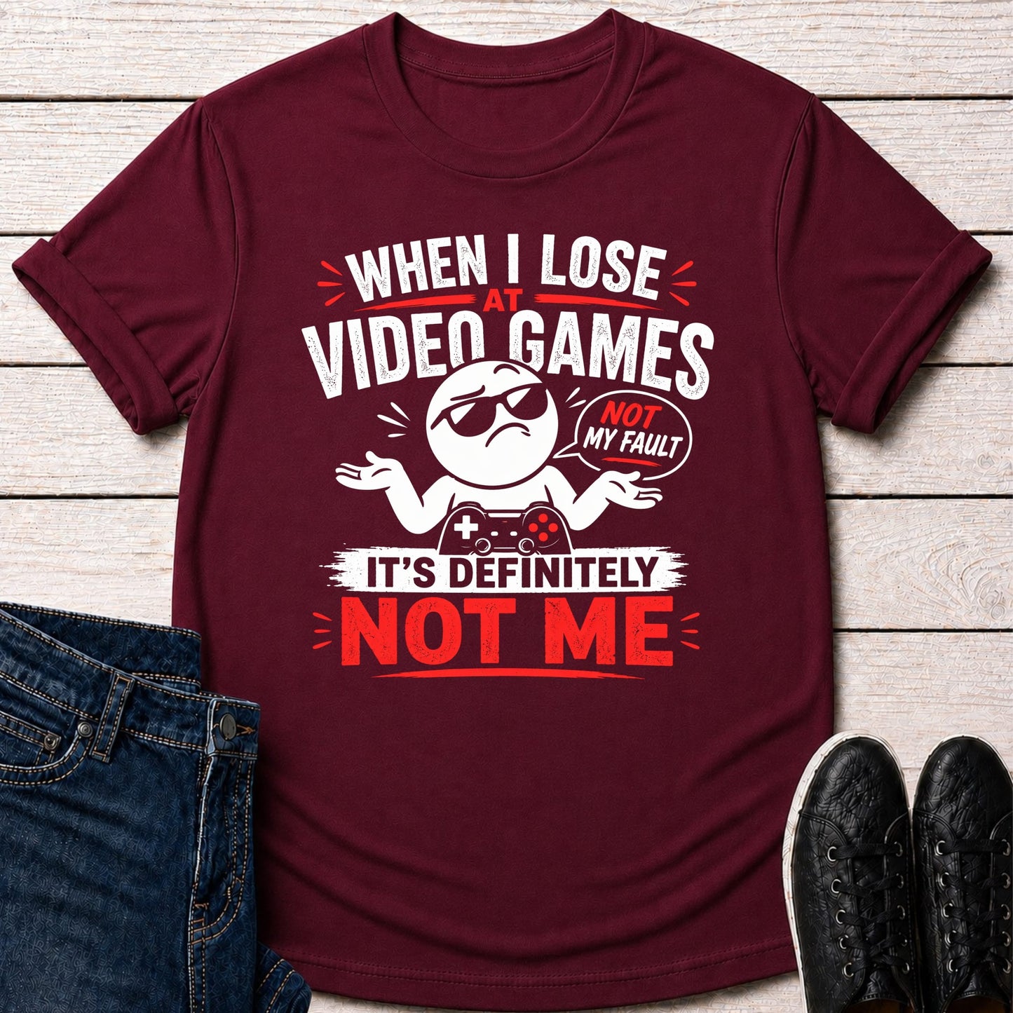 T-Shirt Maroon / S Not Me T-shirt