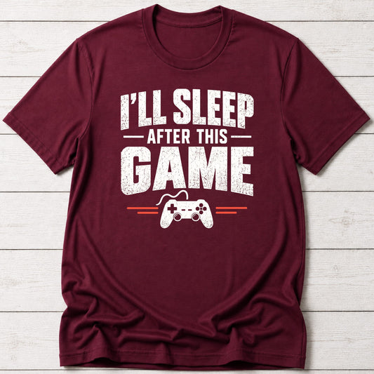 T-Shirt Maroon / S Not Tired T-shirt