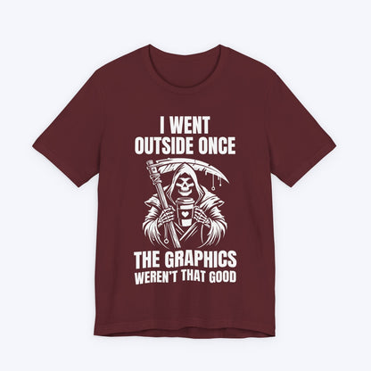 T-Shirt Maroon / S Outside Was Lifeless T-shirt