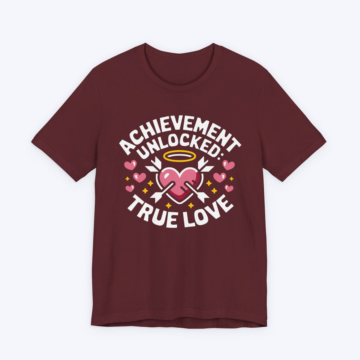 T-Shirt Maroon / S Player 1 & Player 2: Achievement Unlocked T-shirt