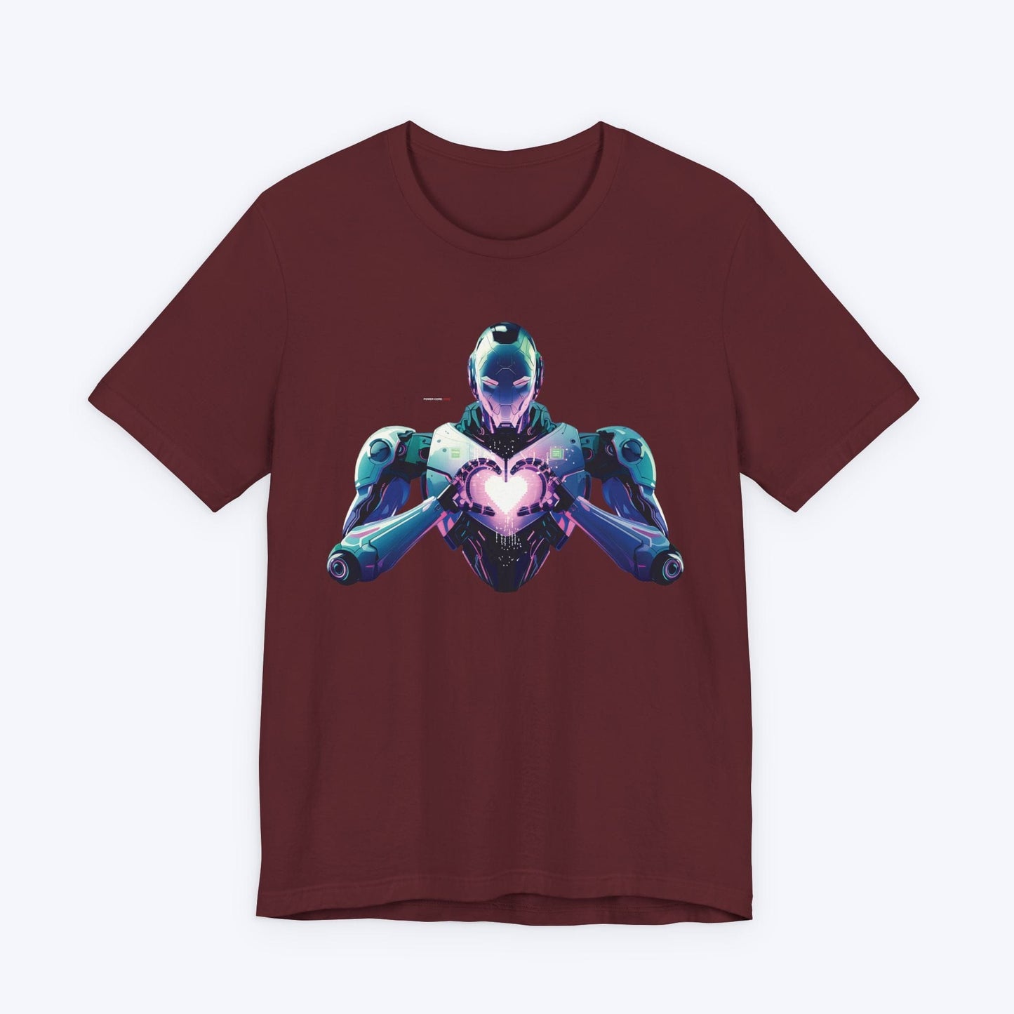 T-Shirt Maroon / S Power Core of Love T-shirt