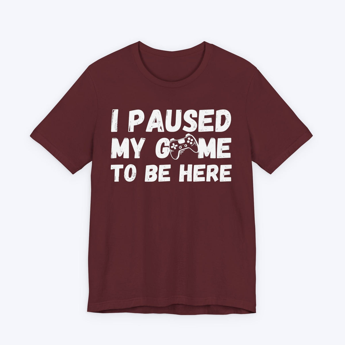 T-Shirt Maroon / S Press Play to Escape T-shirt