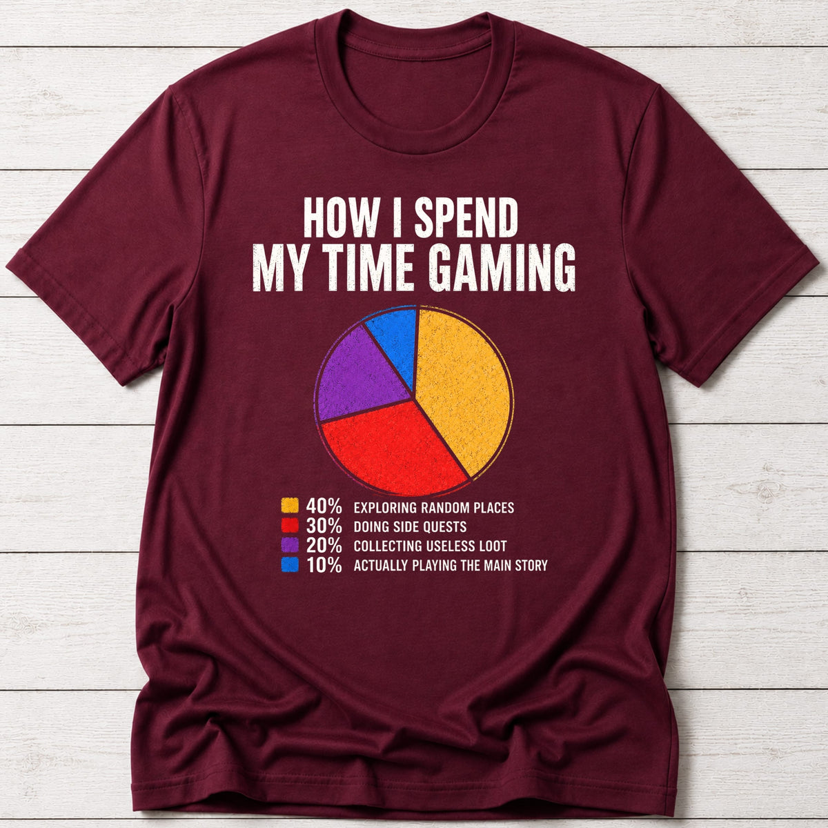 T-Shirt Maroon / S Quality Time T-shirt