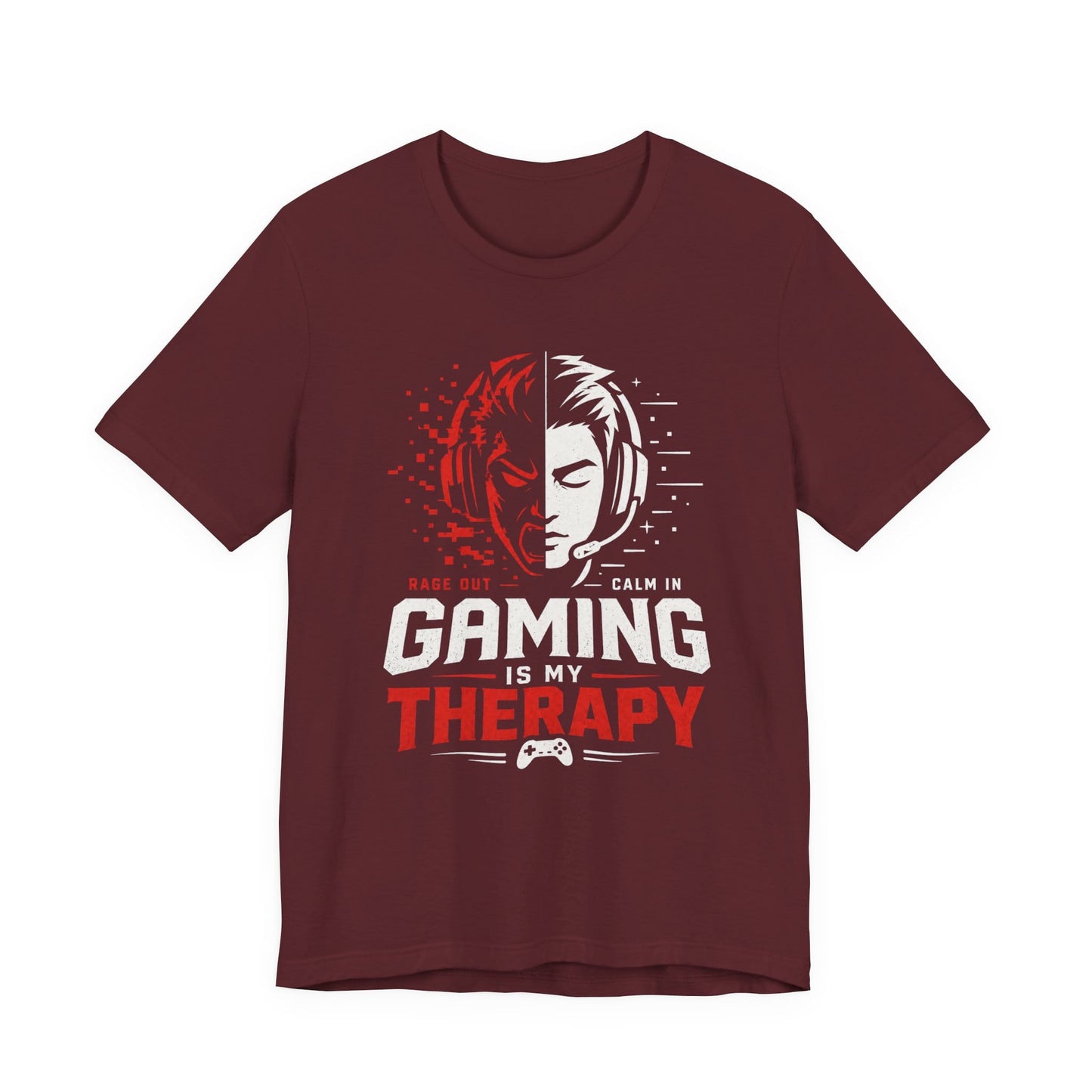 T-Shirt Maroon / S Rage Calm Gaming T-shirt