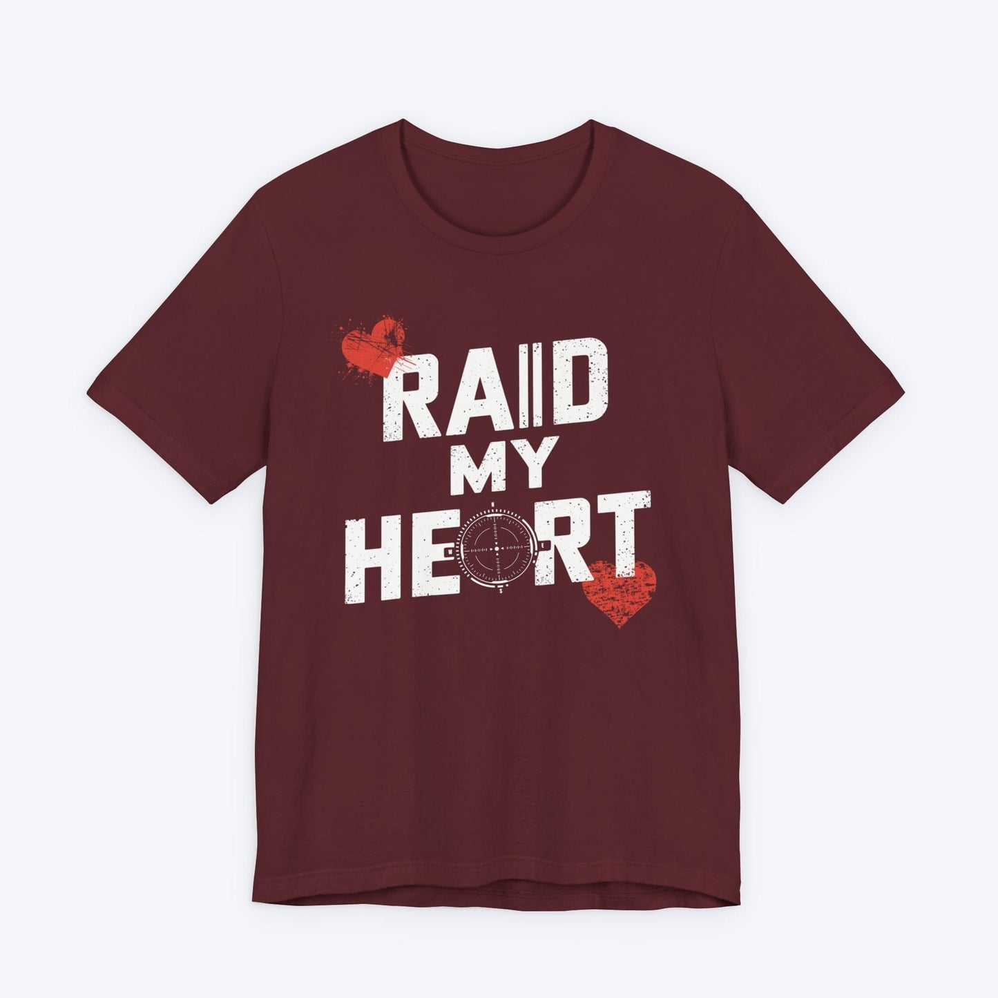 T-Shirt Maroon / S Raid My Heart T-shirt