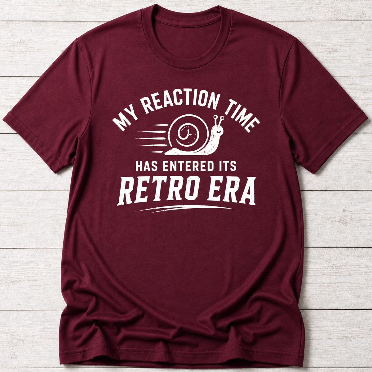 T-Shirt Maroon / S Reaction Time T-shirt