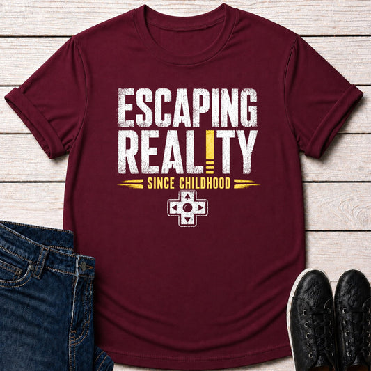 T-Shirt Maroon / S Reality Escape T-Shirt