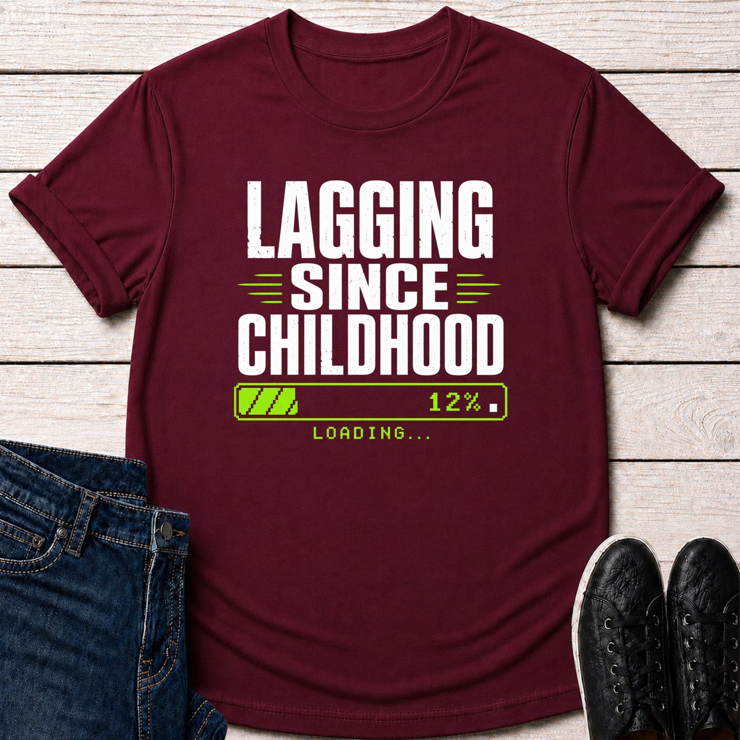 T-Shirt Maroon / S Retro Lag T-shirt