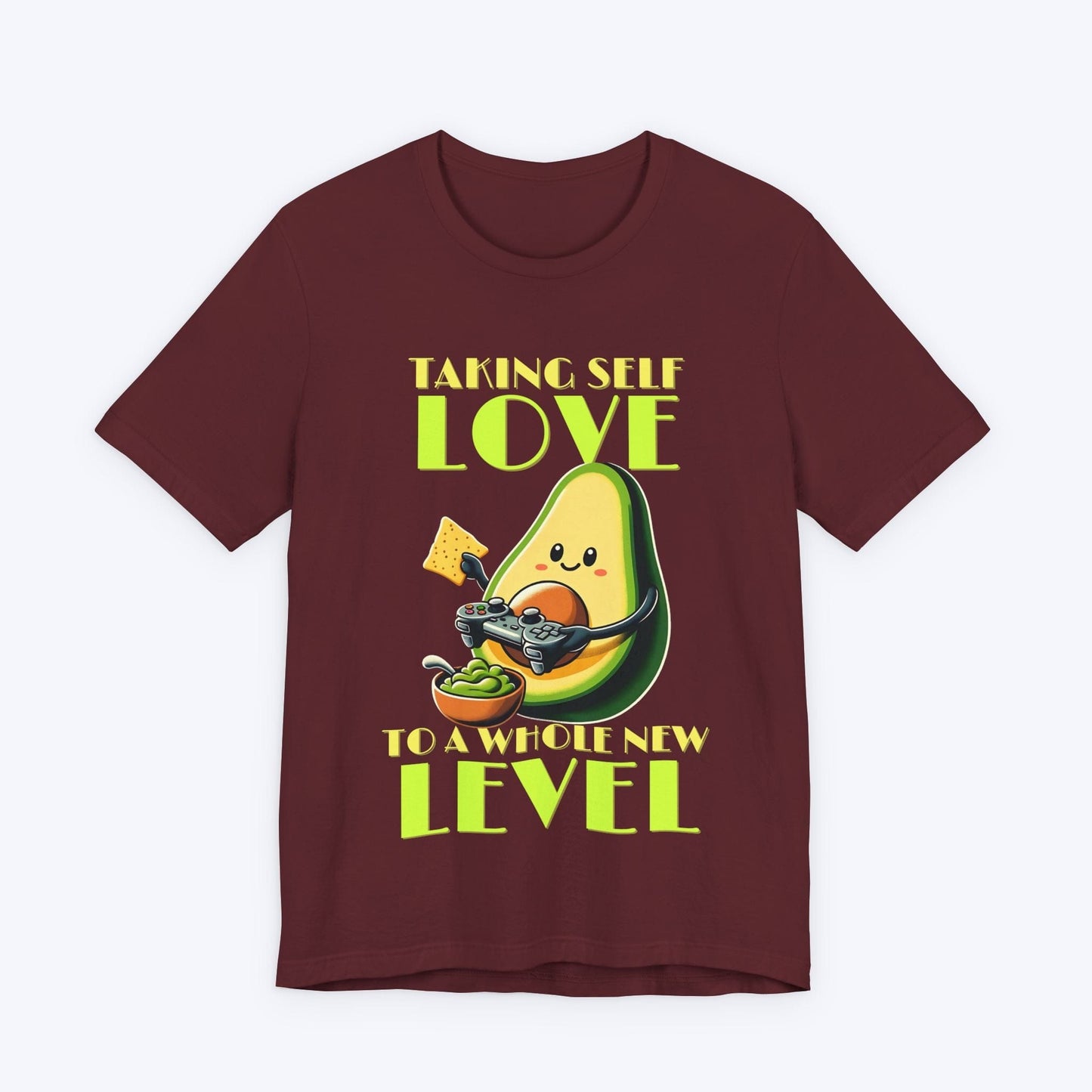 T-Shirt Maroon / S Self Love Avocado T-shirt