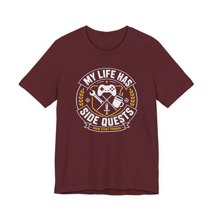 T-Shirt Maroon / S Side Quest Crest T-shirt