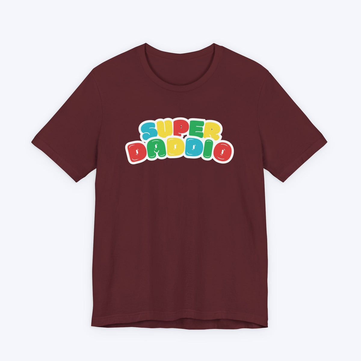 T-Shirt Maroon / S Super Daddio (Bubbles) T-shirt