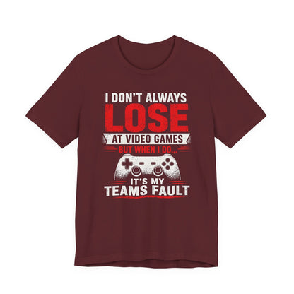 T-Shirt Maroon / S Team Fault T-shirt