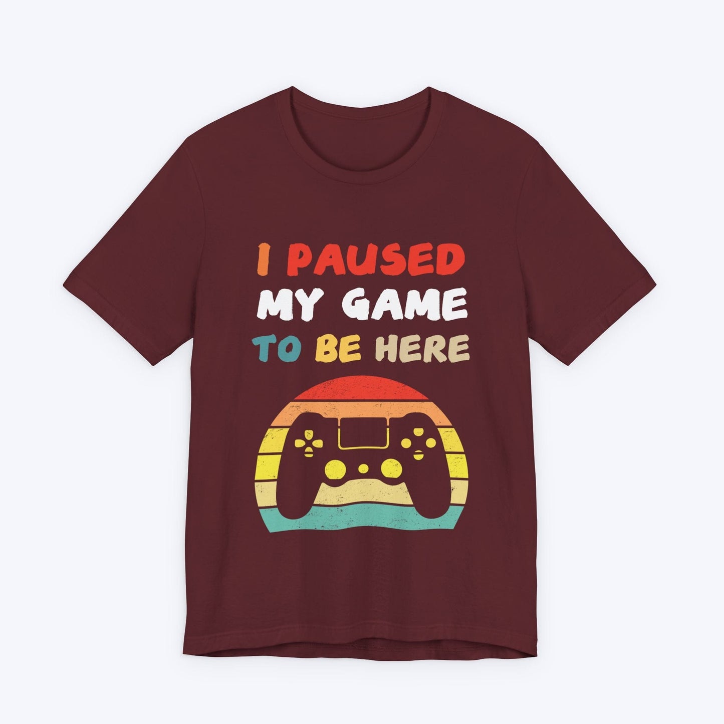 T-Shirt Maroon / S The Real World Feels Fake T-shirt