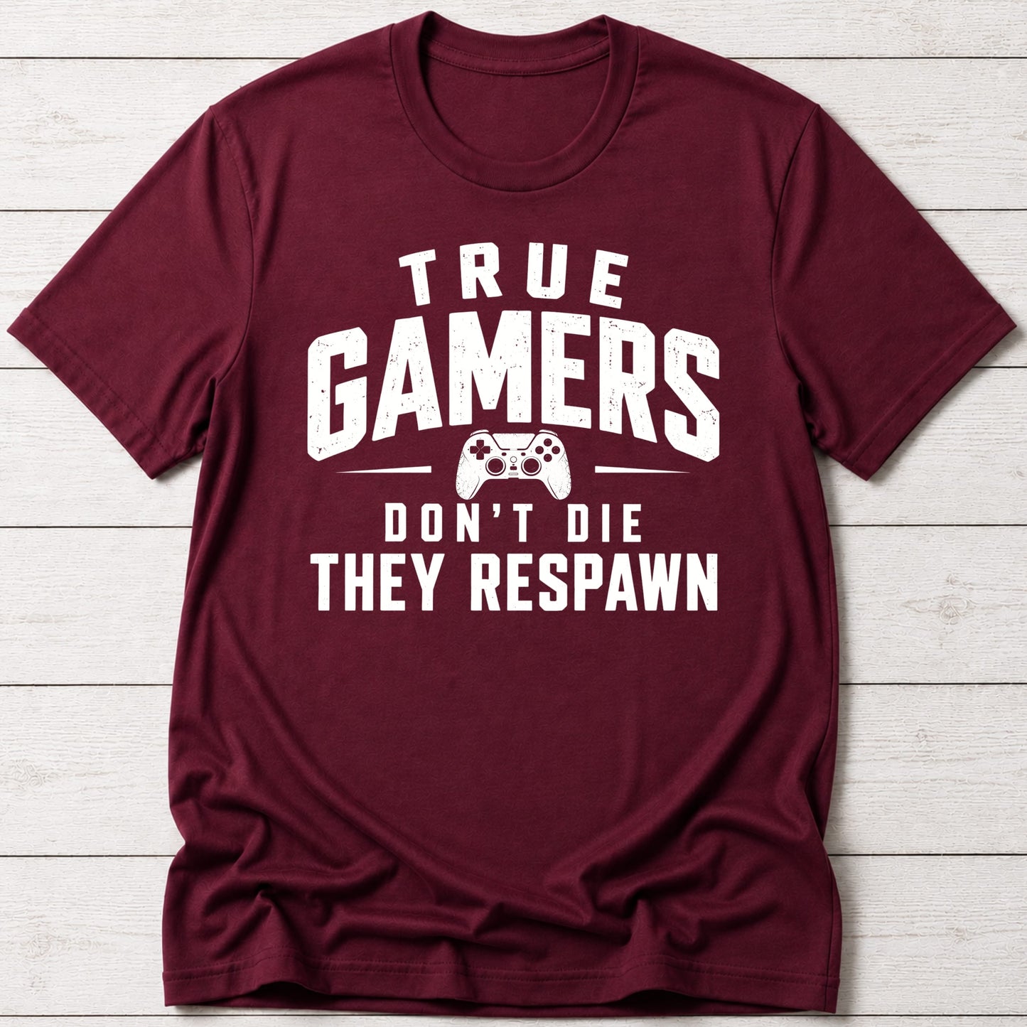 T-Shirt Maroon / S True Gamers T-shirt