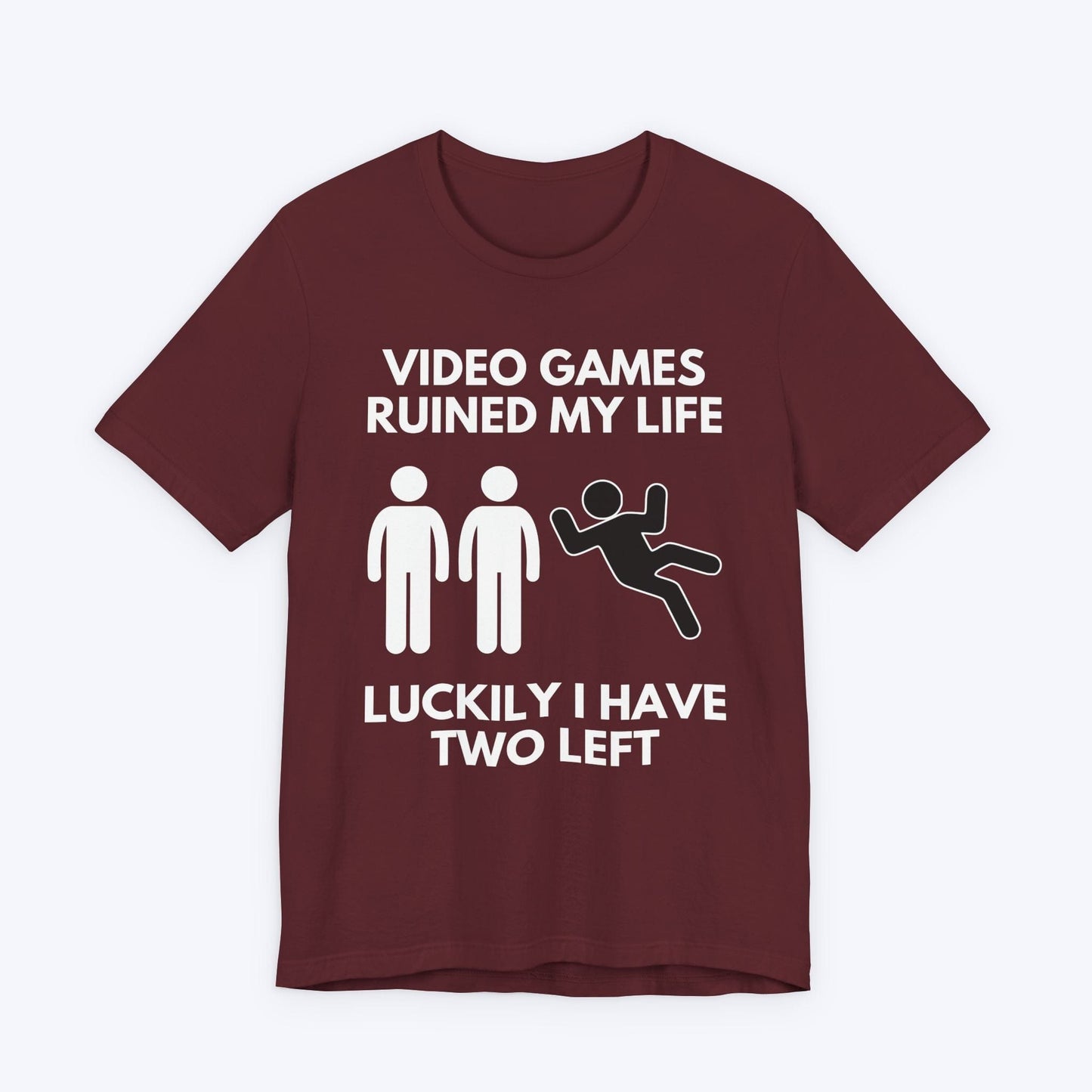 T-Shirt Maroon / S Two Lives Left T-shirt
