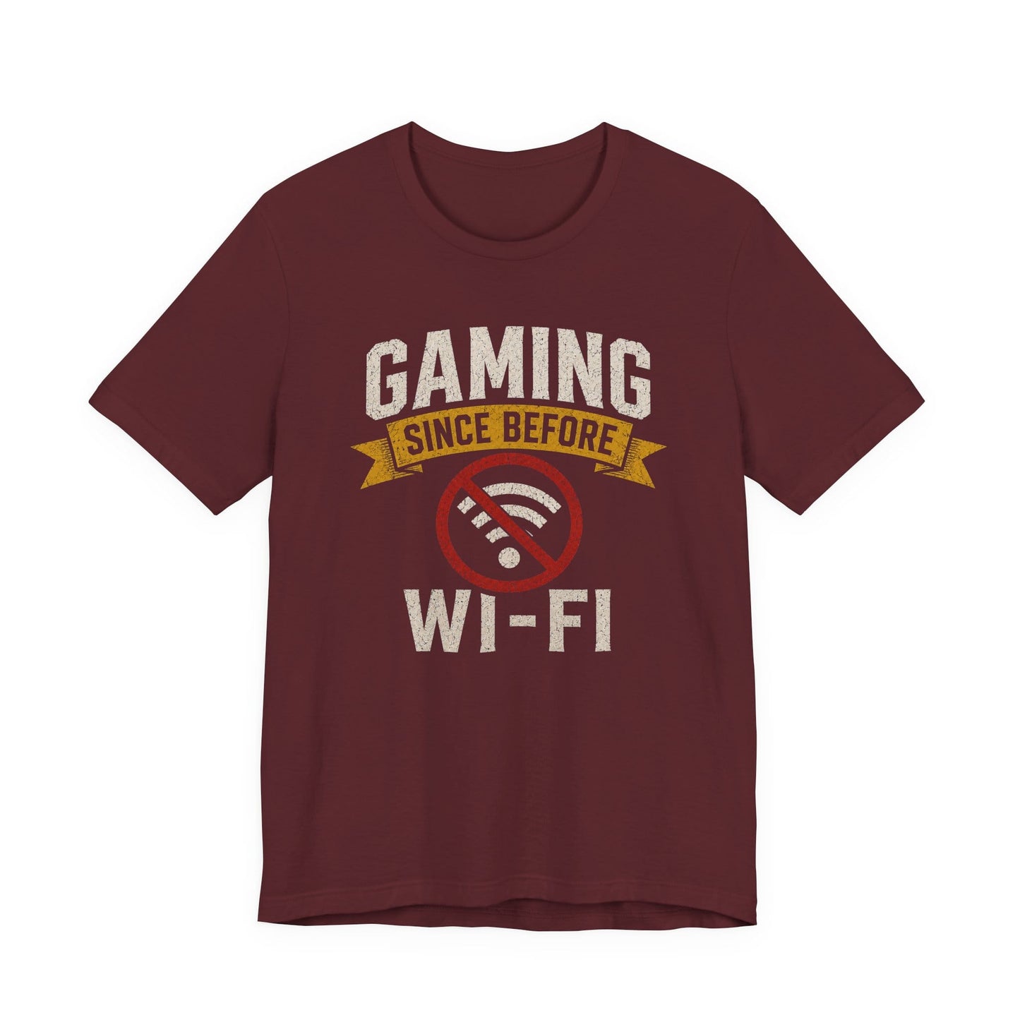 T-Shirt Maroon / S Wi-Fi Free T-shirt