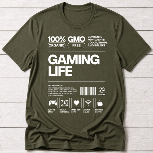 T-Shirt Military Green / S 100% Organic T-shirt