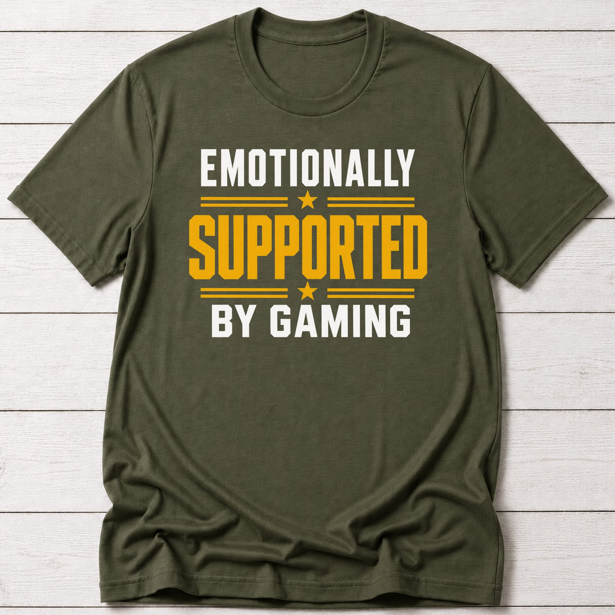 T-Shirt Military Green / S Emotional Gamer T-shirt