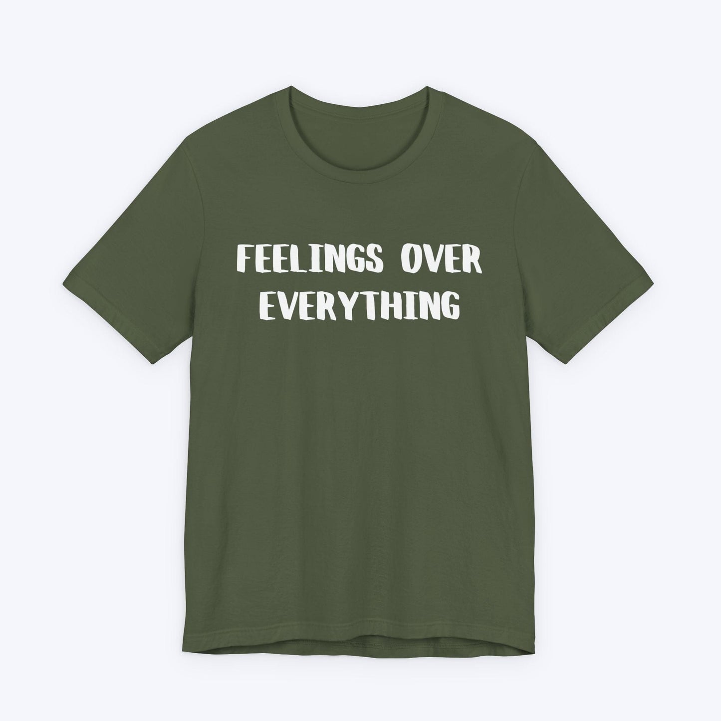 T-Shirt Military Green / S Feelings Over Everything "FOE" T-shirt