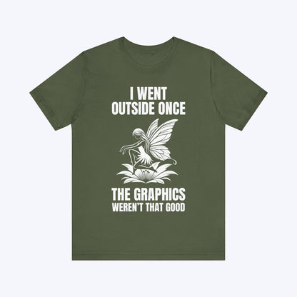T-Shirt Military Green / S Flowers Were Meh. No Glow T-shirt