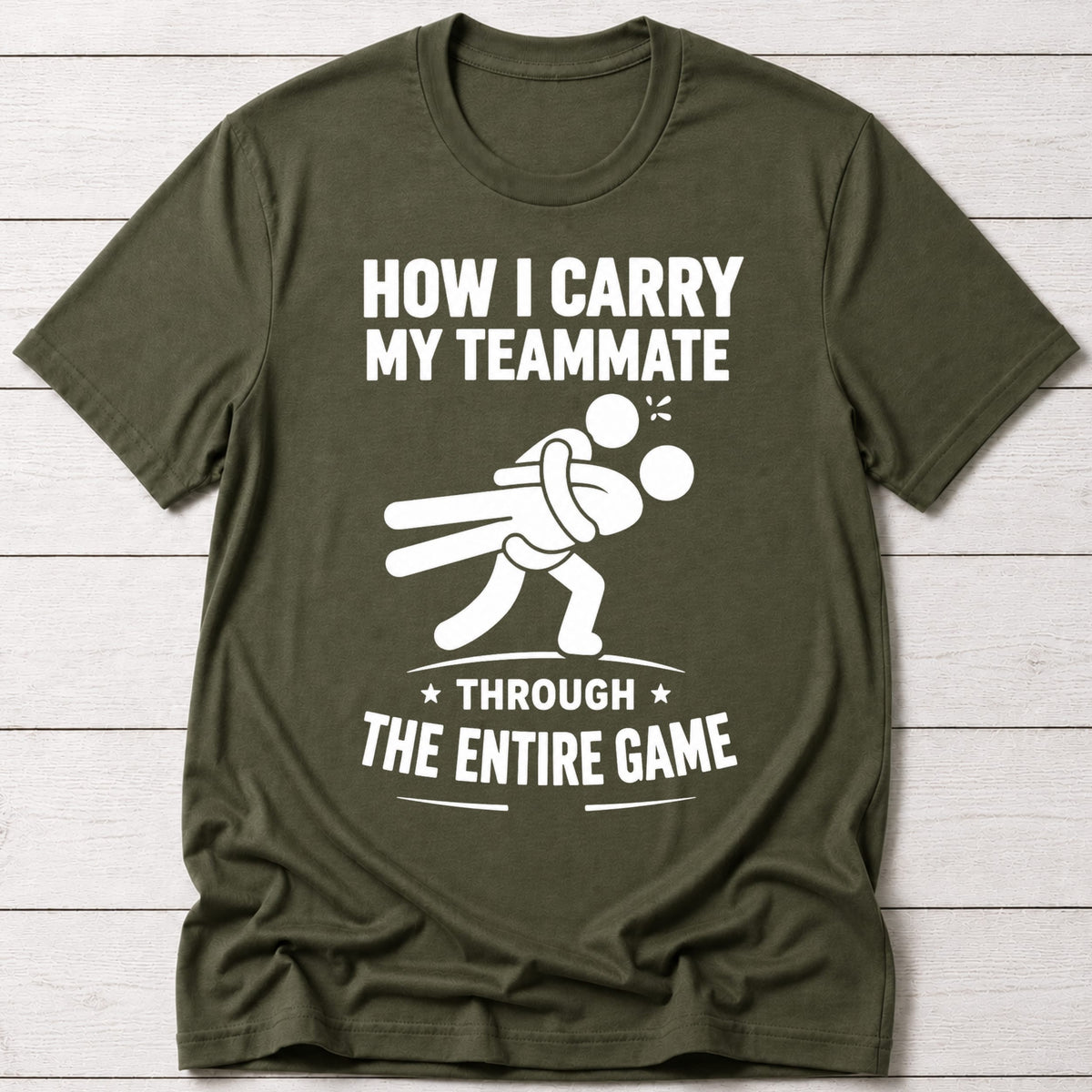 T-Shirt Military Green / S Get Carried T-shirt